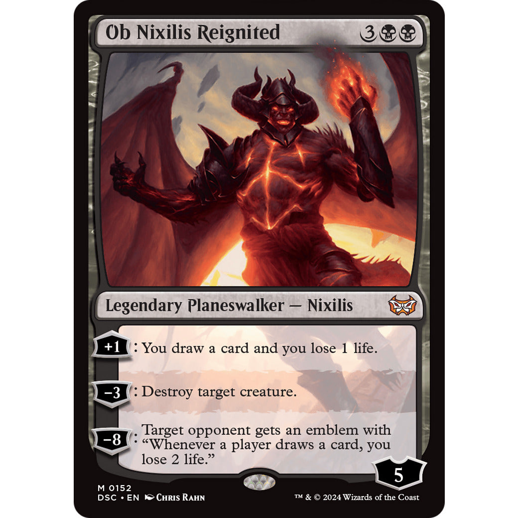 Ob Nixilis Reignited (Commander: Duskmourn: House of Horror) Near Mint