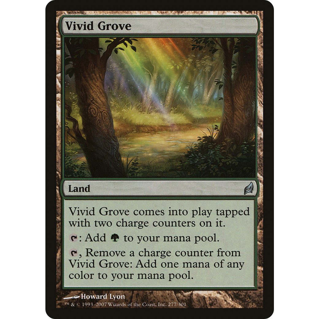 Vivid Grove (Lorwyn) Light Play