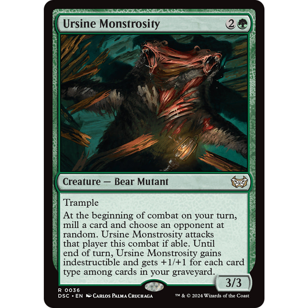 Ursine Monstrosity (Commander: Duskmourn: House of Horror) Near Mint