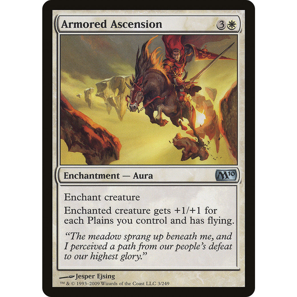 Armored Ascension (Magic 2010 Core Set) Light Play