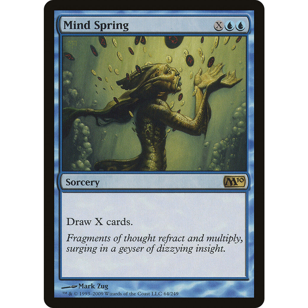 Mind Spring (Magic 2010 Core Set) Light Play