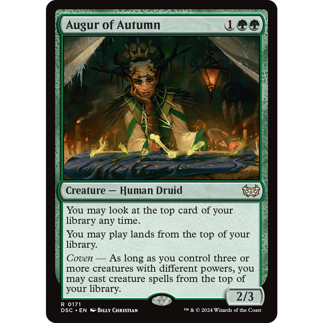 Augur of Autumn (Commander: Duskmourn: House of Horror) Near Mint