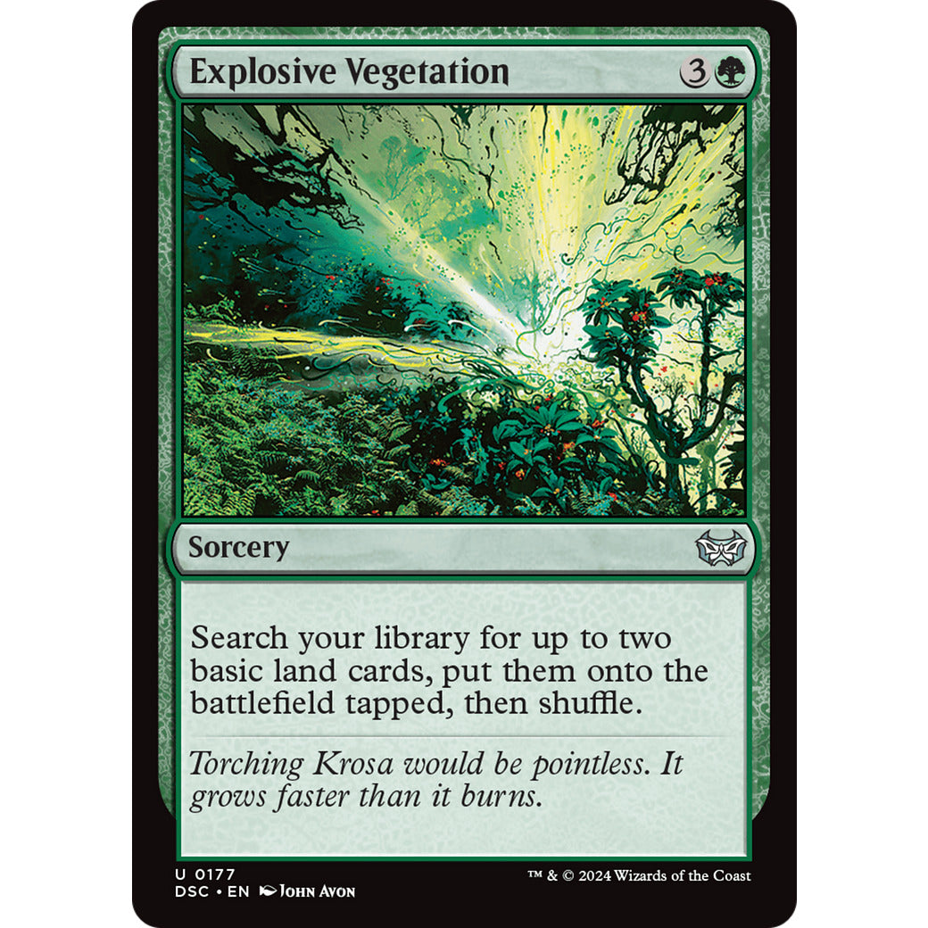 Explosive Vegetation (Commander: Duskmourn: House of Horror) Near Mint