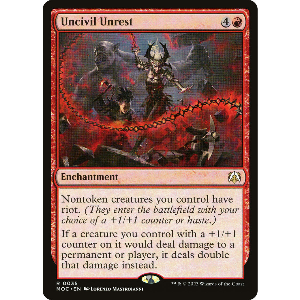 Uncivil Unrest (Commander: March of the Machine) Near Mint