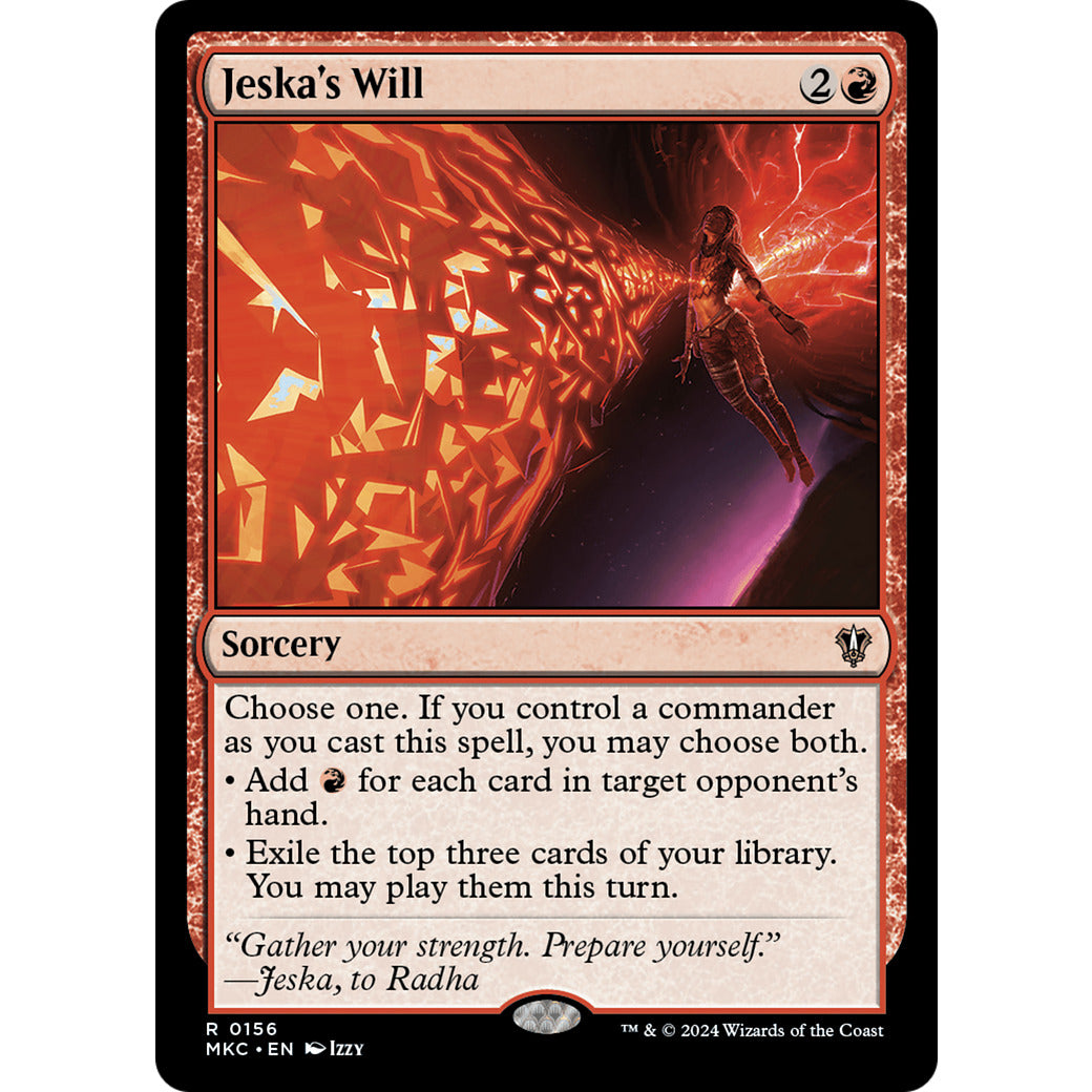Jeska's Will (Commander: Murders at Karlov Manor) Near Mint