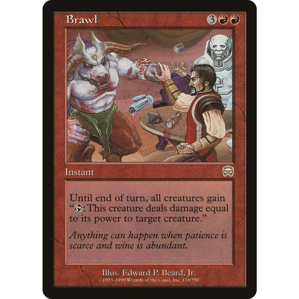 Brawl (Mercadian Masques) Light Play