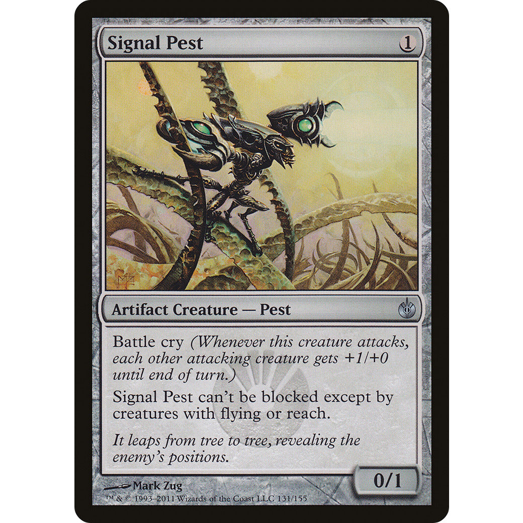 Signal Pest (Mirrodin Besieged) Light Play