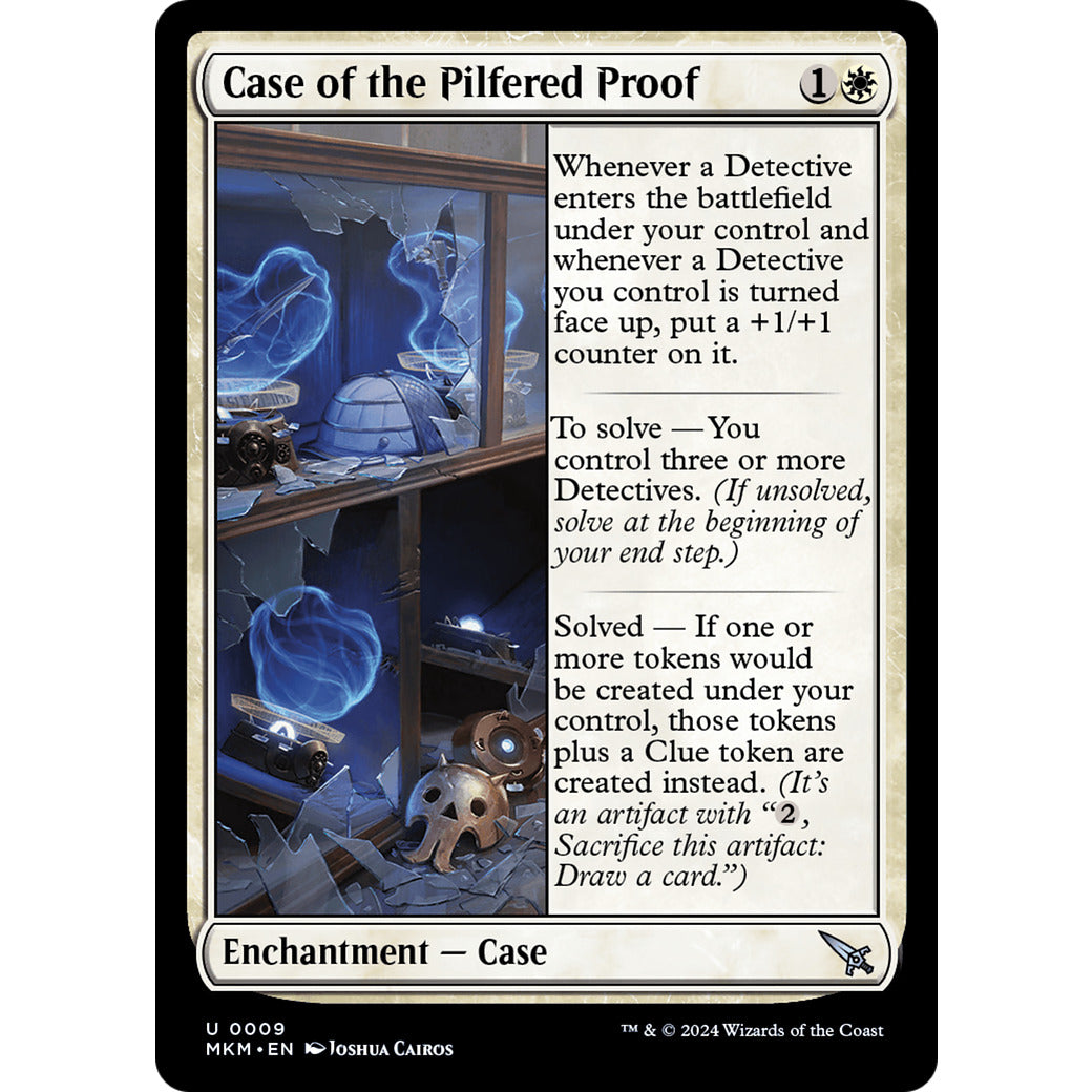 Case of the Pilfered Proof (Murders at Karlov Manor) Near Mint Foil