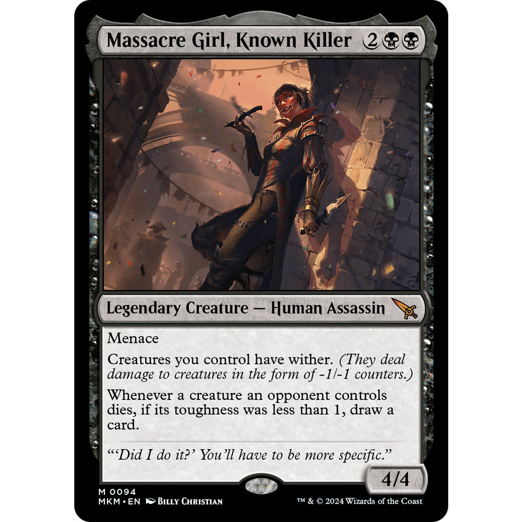Massacre Girl, Known Killer (Murders at Karlov Manor) Near Mint