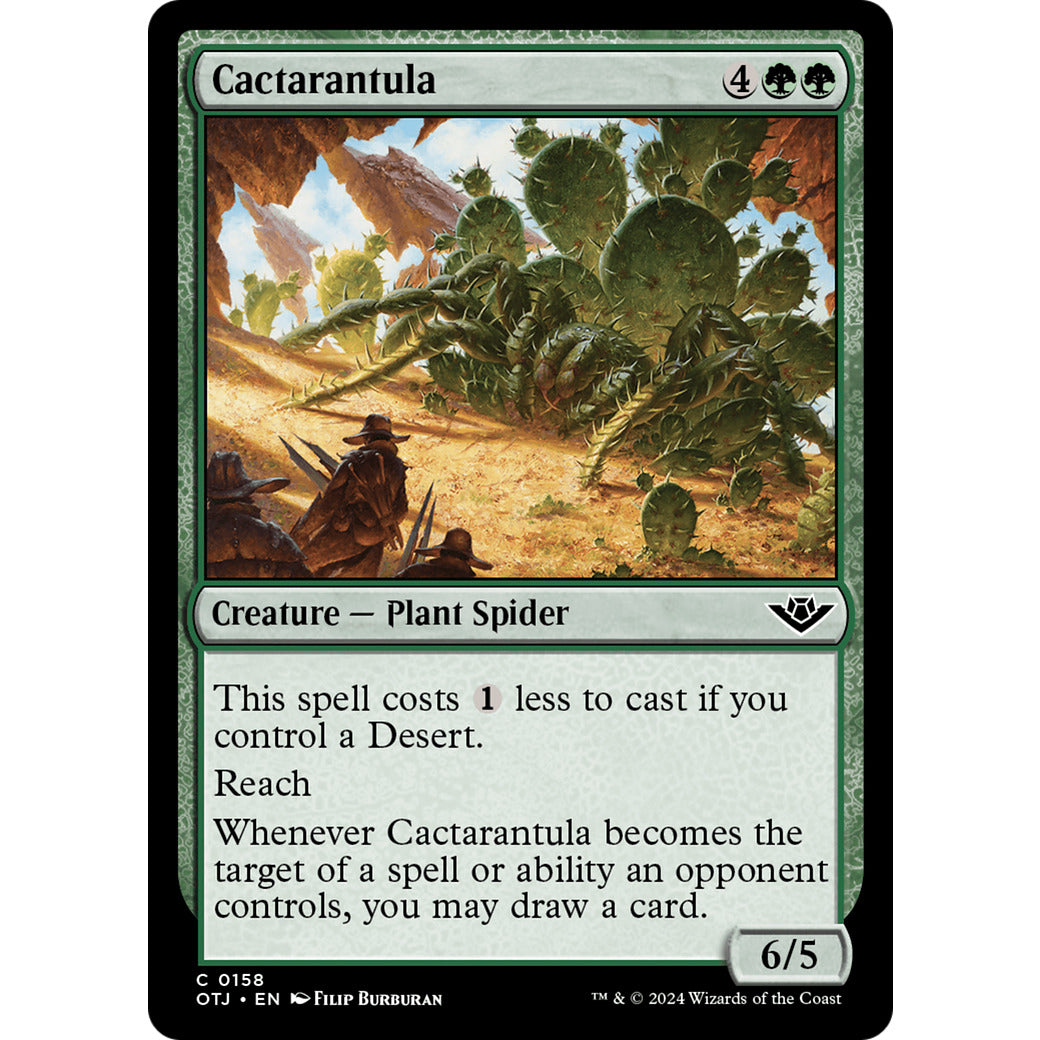 Cactarantula (Outlaws of Thunder Junction) Near Mint Foil