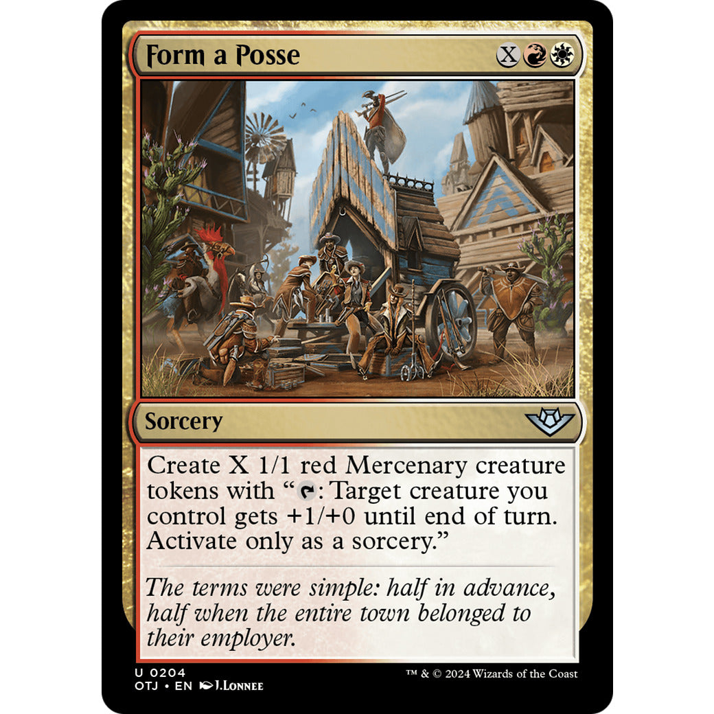Form a Posse (Outlaws of Thunder Junction) Near Mint Foil