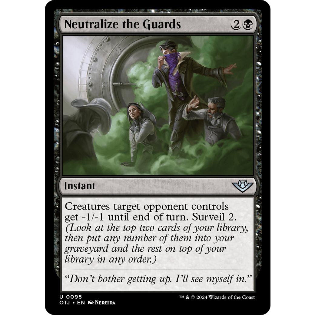 Neutralize the Guards (Outlaws of Thunder Junction) Light Play Foil