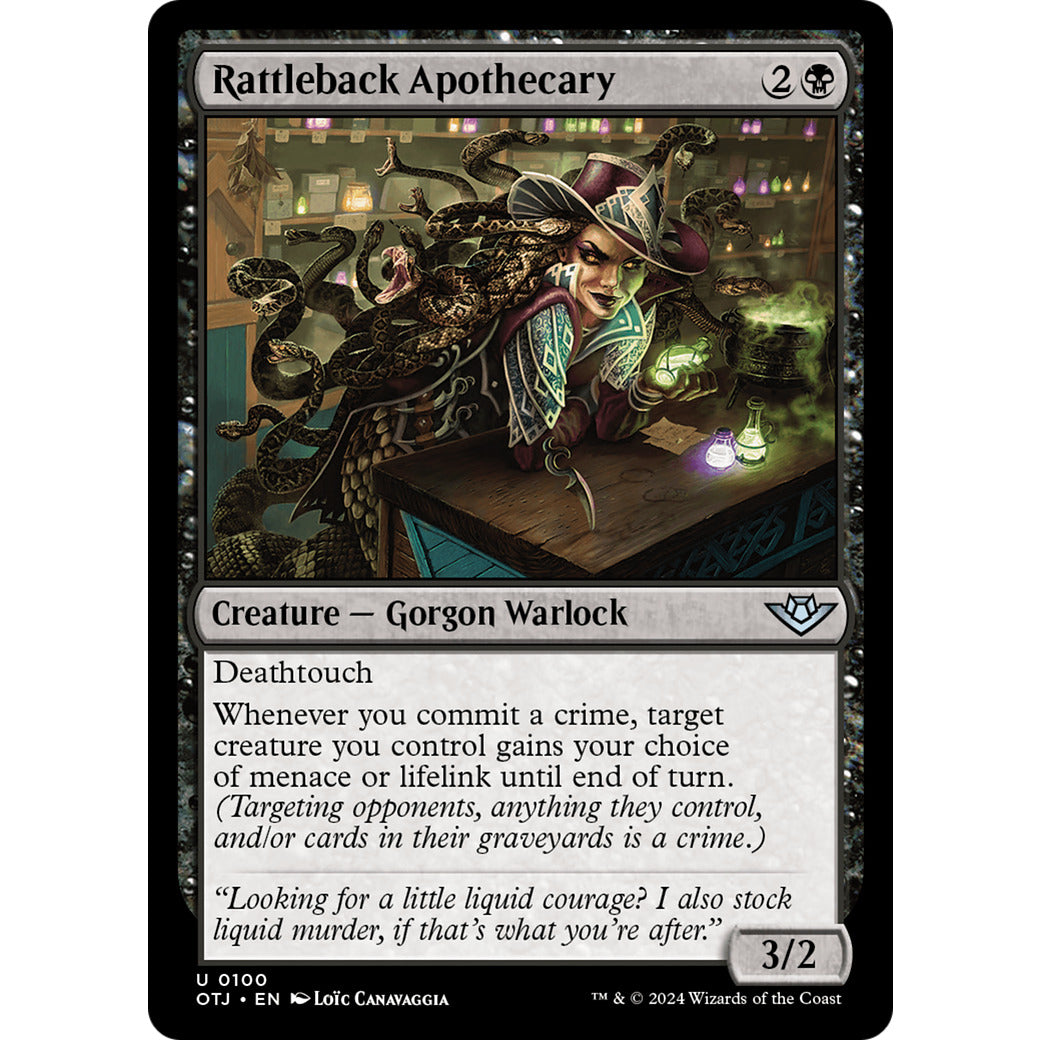 Rattleback Apothecary (Outlaws of Thunder Junction) Near Mint Foil