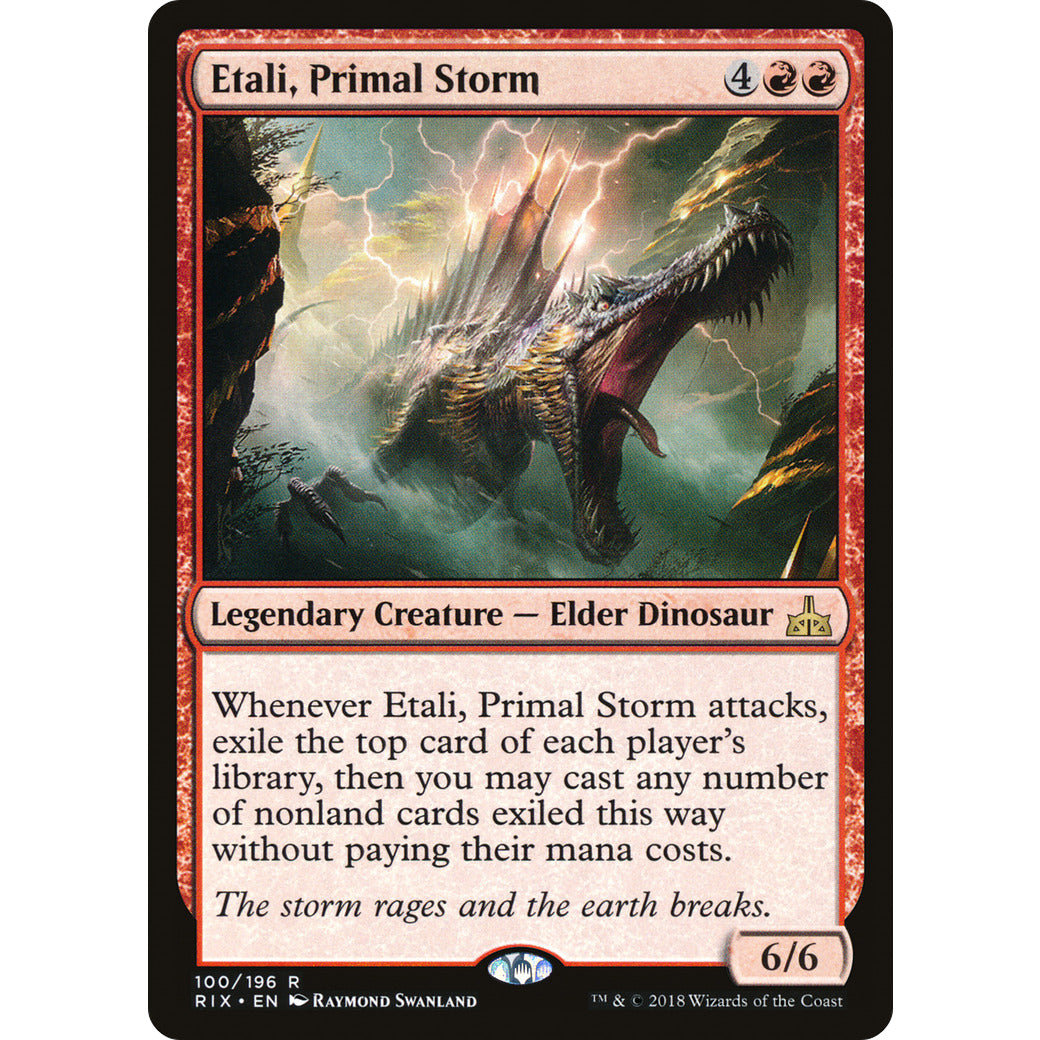 Etali, Primal Storm (Rivals of Ixalan) Light Play