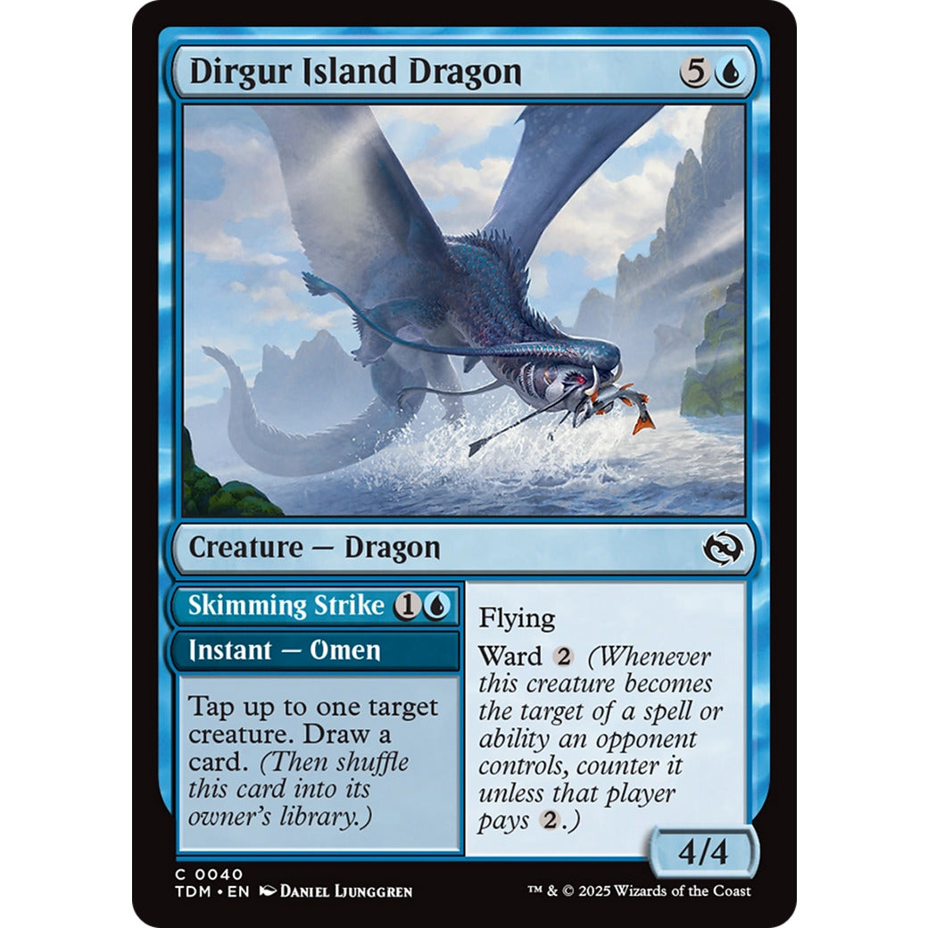 Dirgur Island Dragon (Tarkir: Dragonstorm) Near Mint Foil