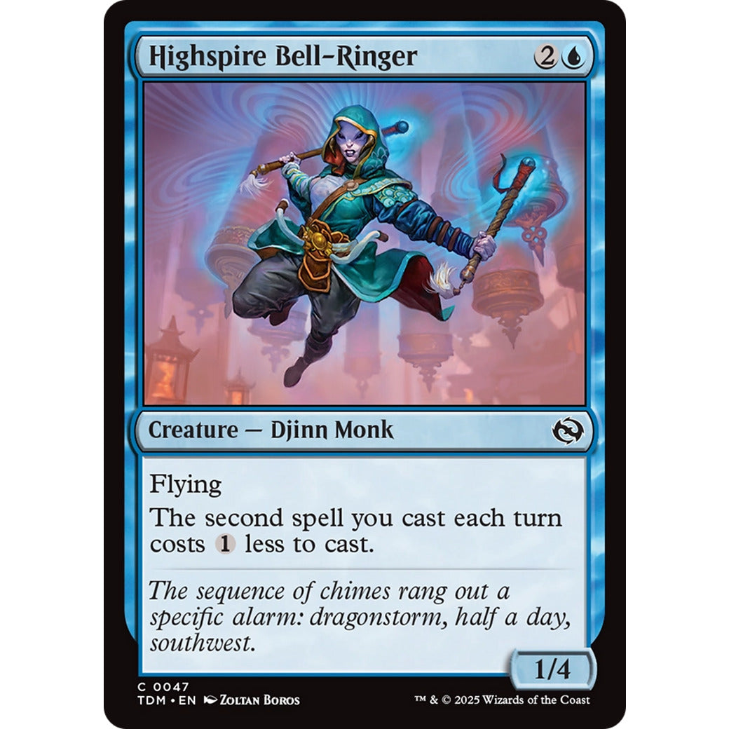 Highspire Bell-Ringer (Tarkir: Dragonstorm) Near Mint Foil