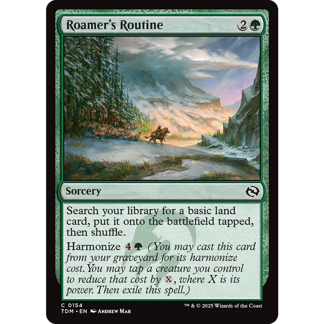 Roamer's Routine (Tarkir: Dragonstorm) Near Mint Foil