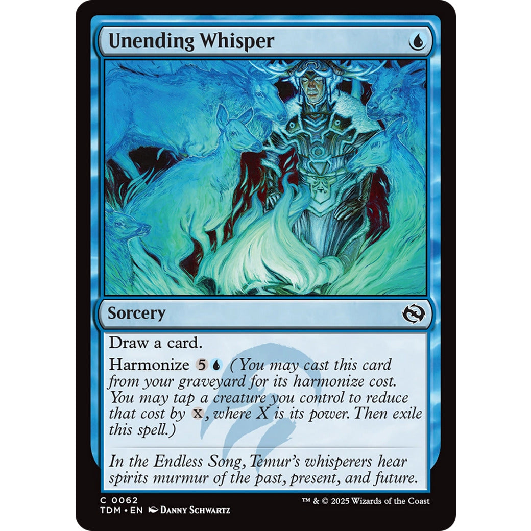 Unending Whisper (Tarkir: Dragonstorm) Near Mint Foil