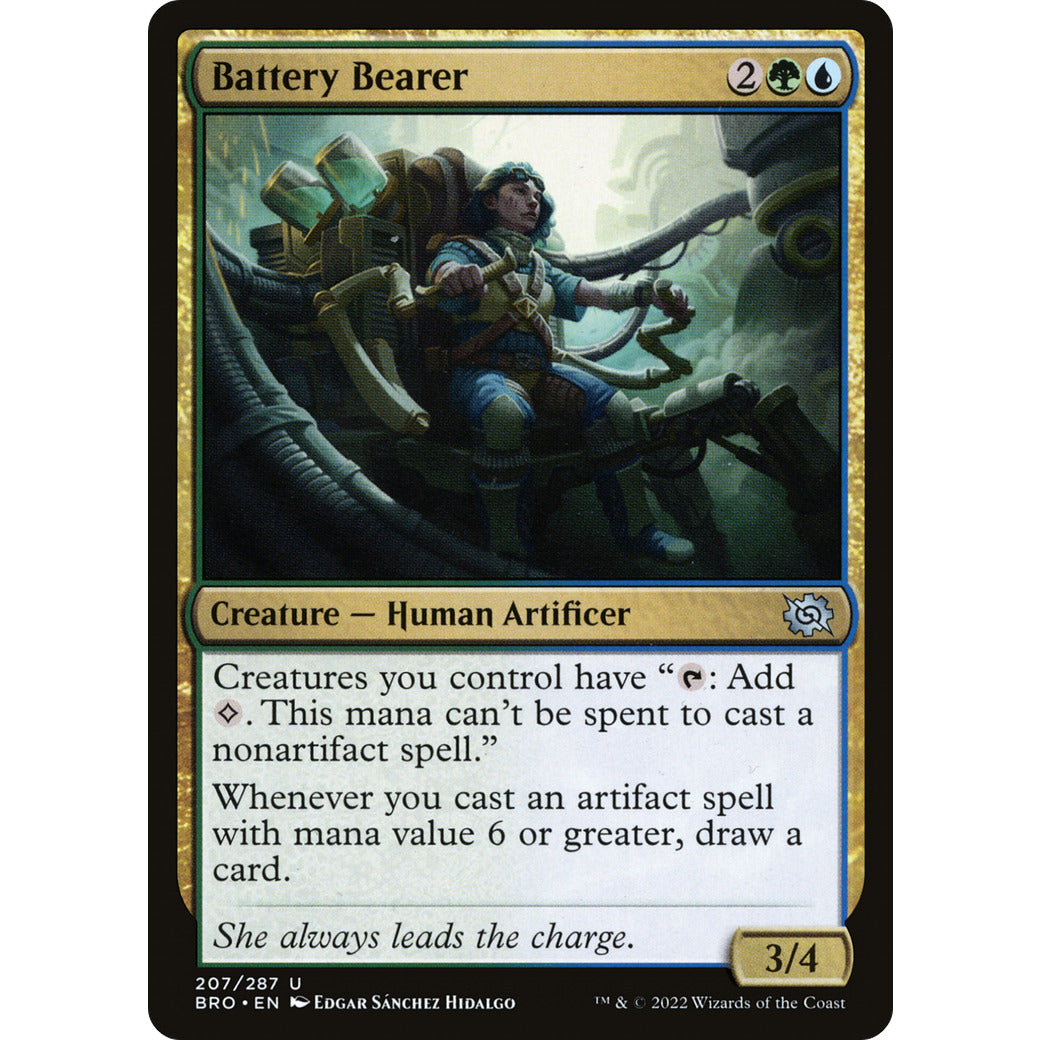 Battery Bearer (The Brothers' War) Near Mint Foil