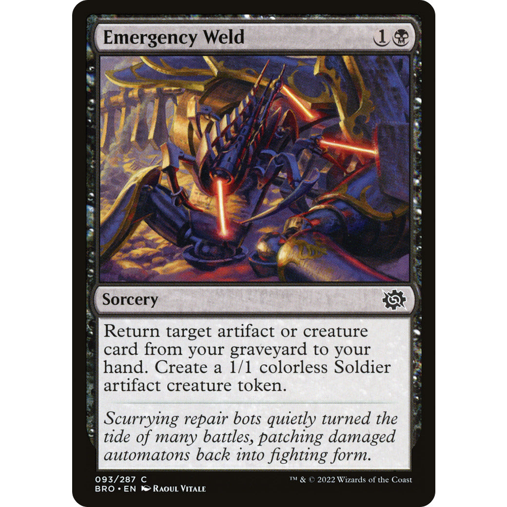 Emergency Weld (The Brothers' War) Near Mint Foil