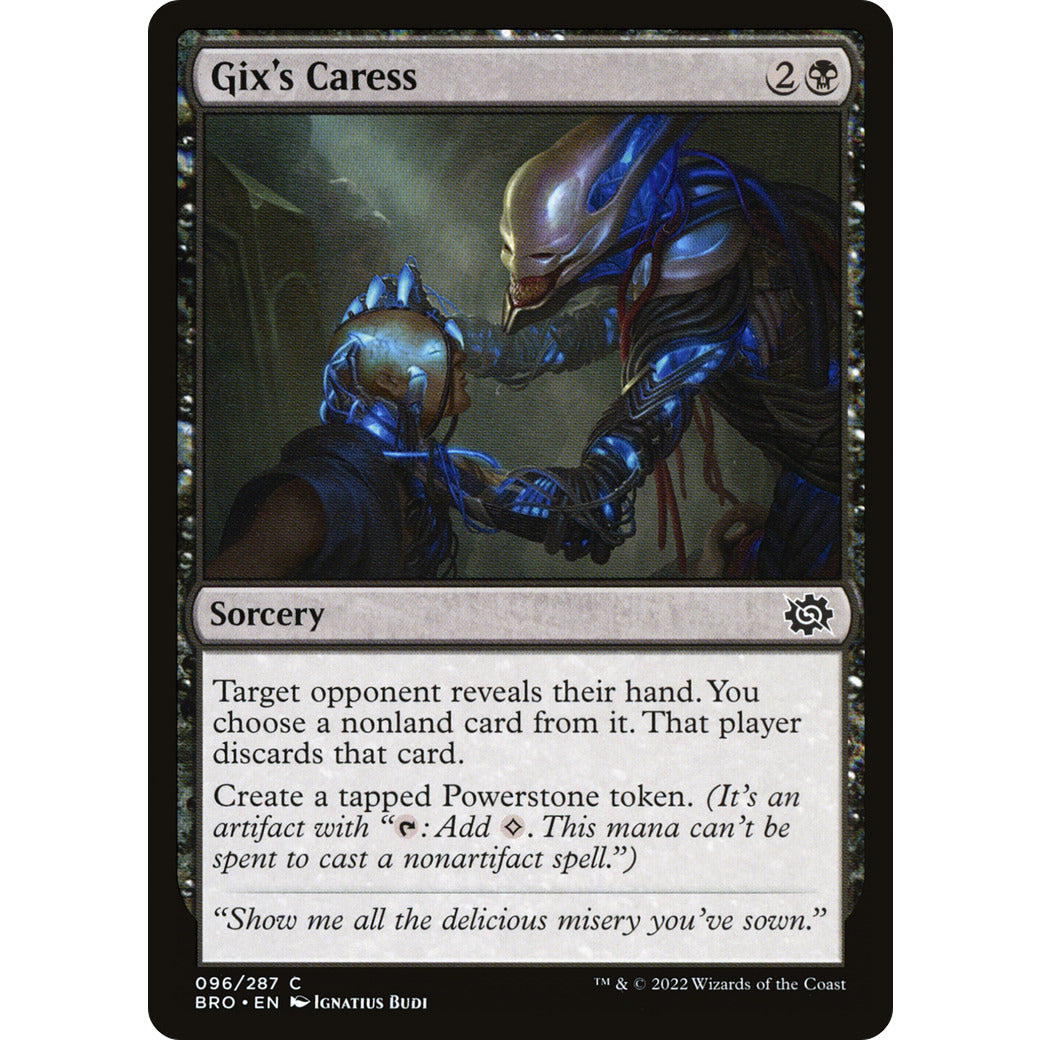 Gix's Caress (The Brothers' War) Near Mint Foil
