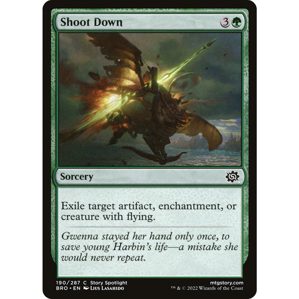 Shoot Down (The Brothers' War) Near Mint Foil