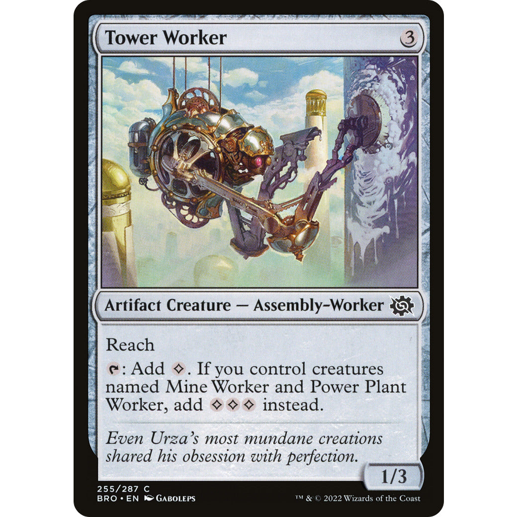 Tower Worker (The Brothers' War) Near Mint Foil