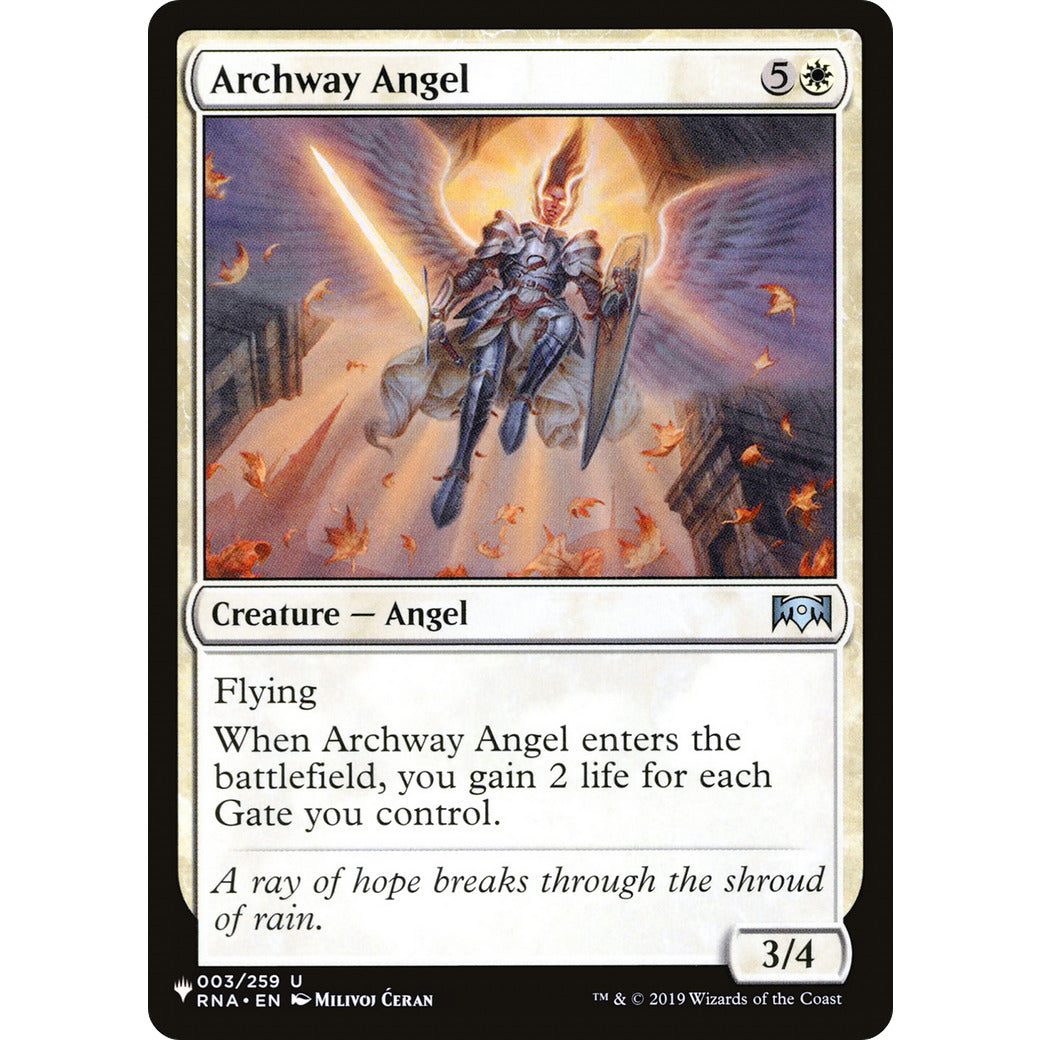 Archway Angel (The List) Light Play