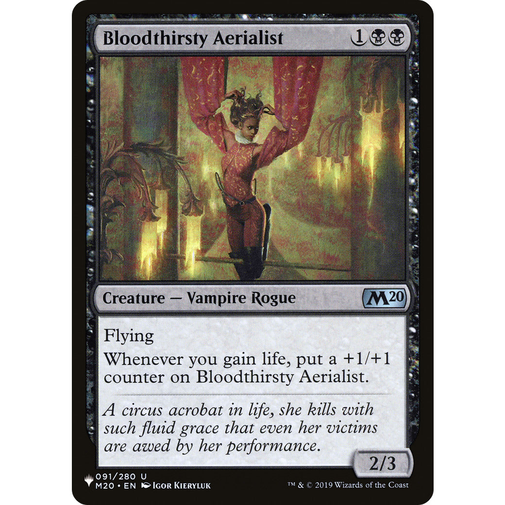 Bloodthirsty Aerialist (The List) Near Mint