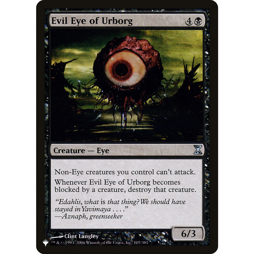 Evil Eye of Urborg (The List) Light Play
