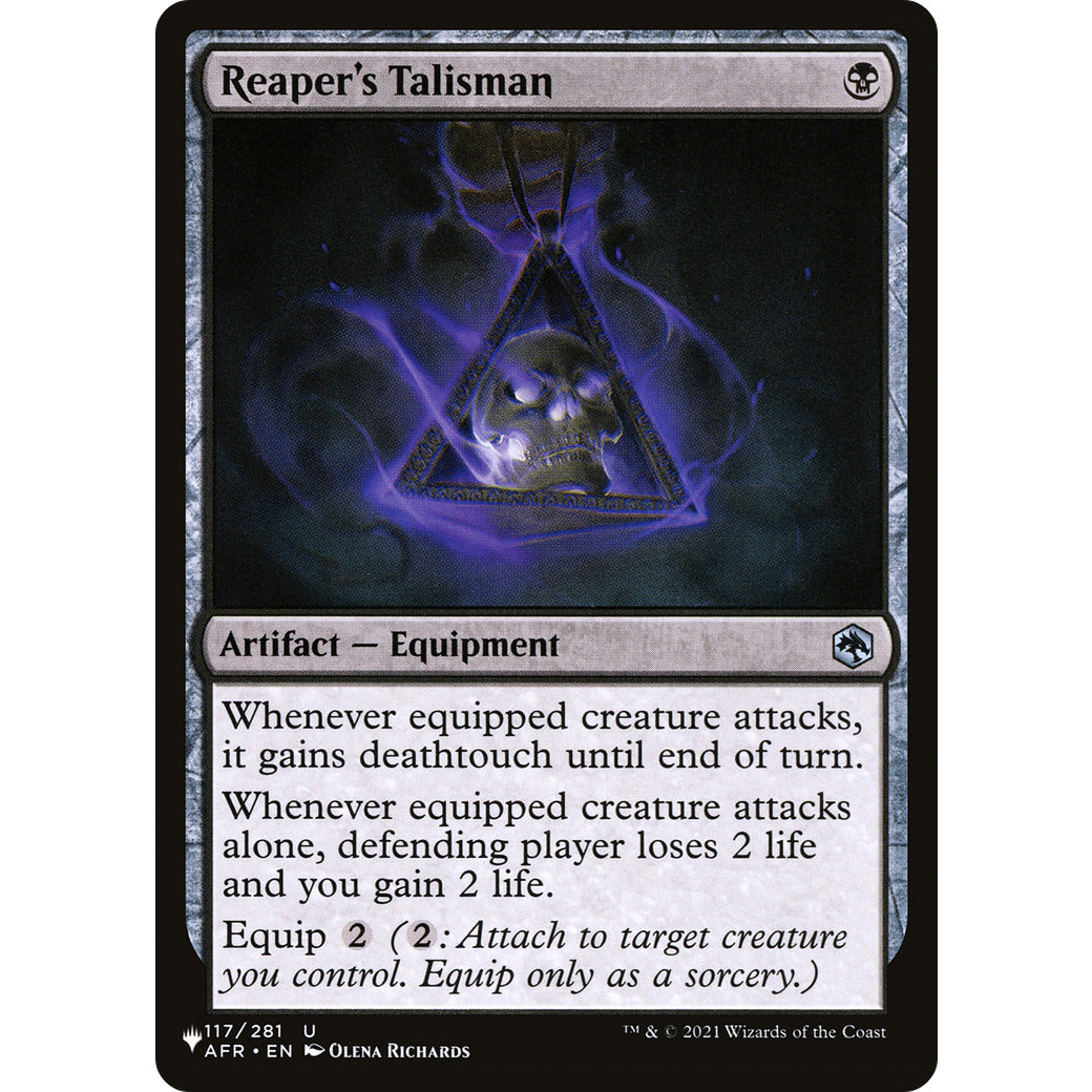 Reaper's Talisman (The List) Near Mint
