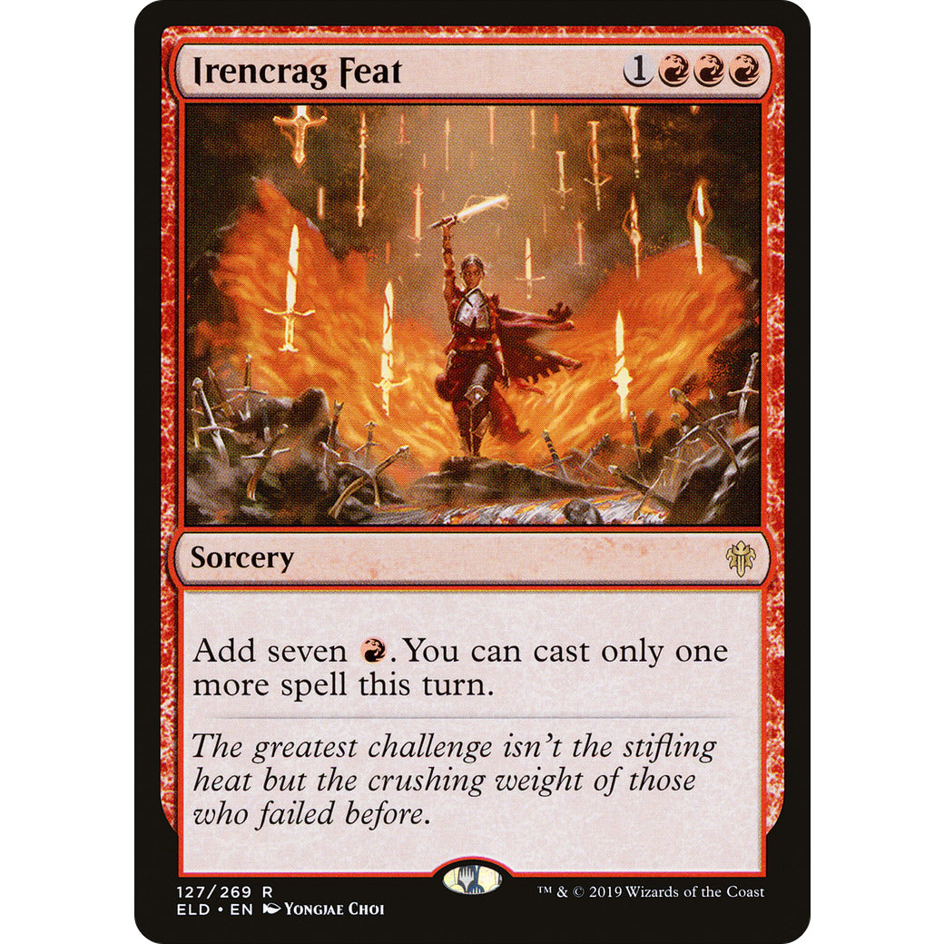 Irencrag Feat (Throne of Eldraine) Light Play