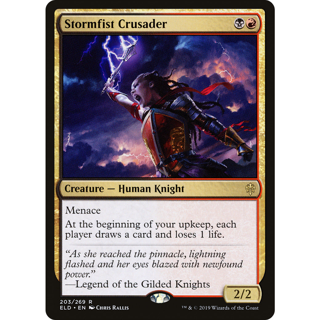Stormfist Crusader (Throne of Eldraine) Light Play