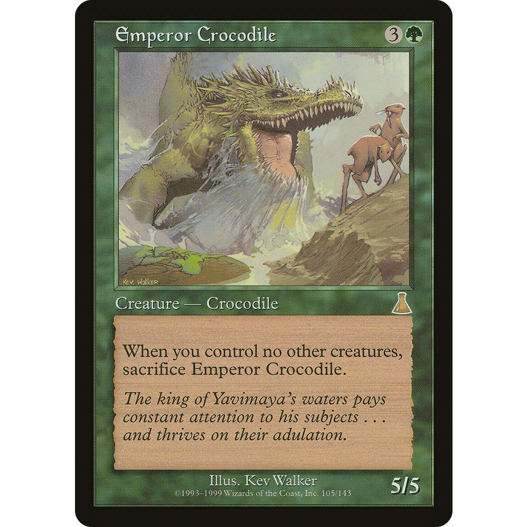 Emperor Crocodile (Urza's Destiny) Light Play