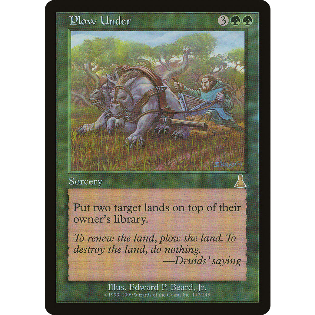 Plow Under (Urza's Destiny) Light Play