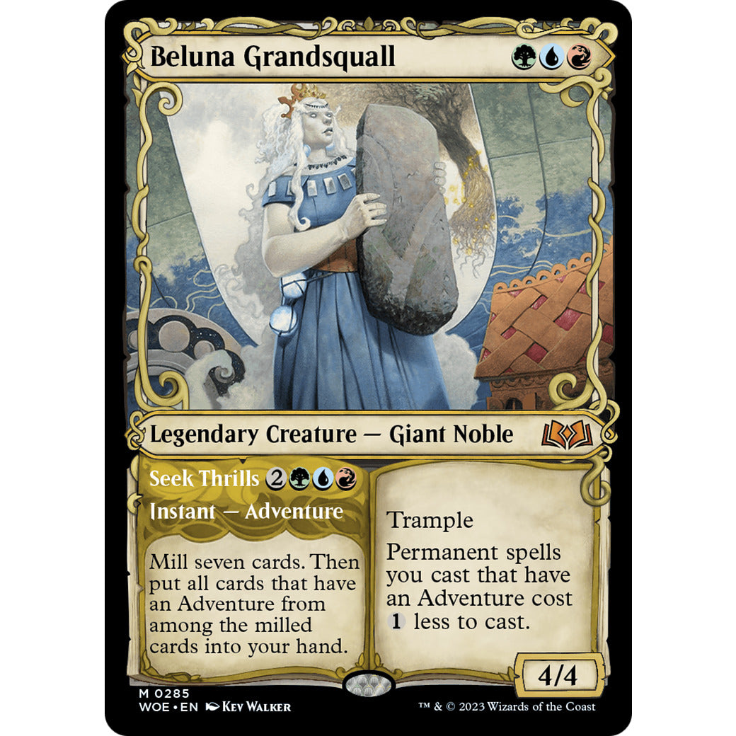 Beluna Grandsquall (Showcase) (Wilds of Eldraine) Near Mint