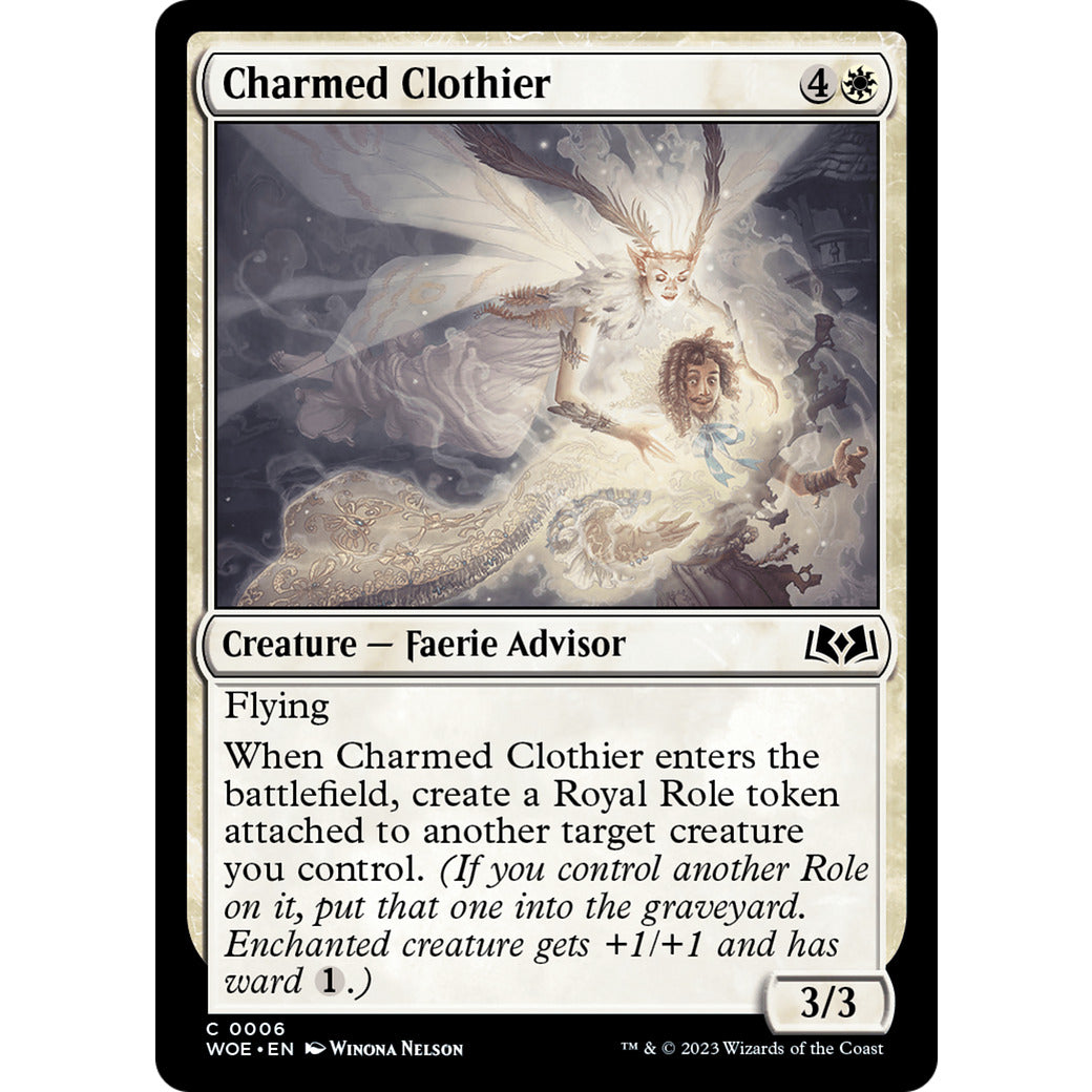 Charmed Clothier (Wilds of Eldraine) Near Mint Foil