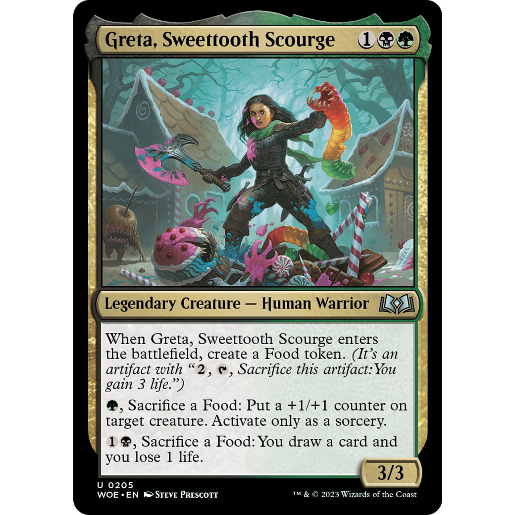 Greta, Sweettooth Scourge (Wilds of Eldraine) Near Mint Foil