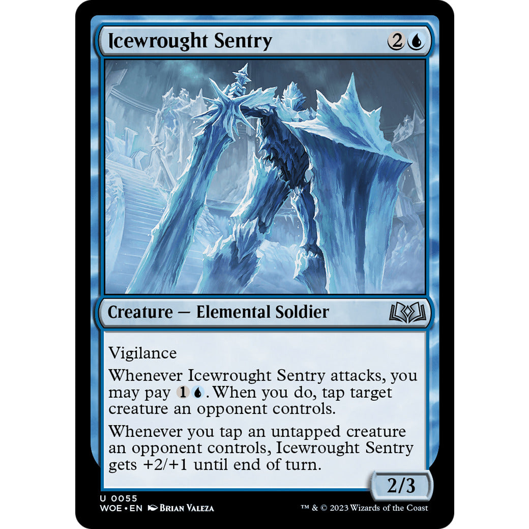 Icewrought Sentry (Wilds of Eldraine) Near Mint Foil