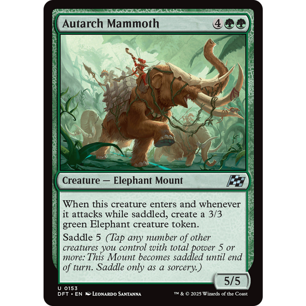 Autarch Mammoth (Aetherdrift) Near Mint Foil