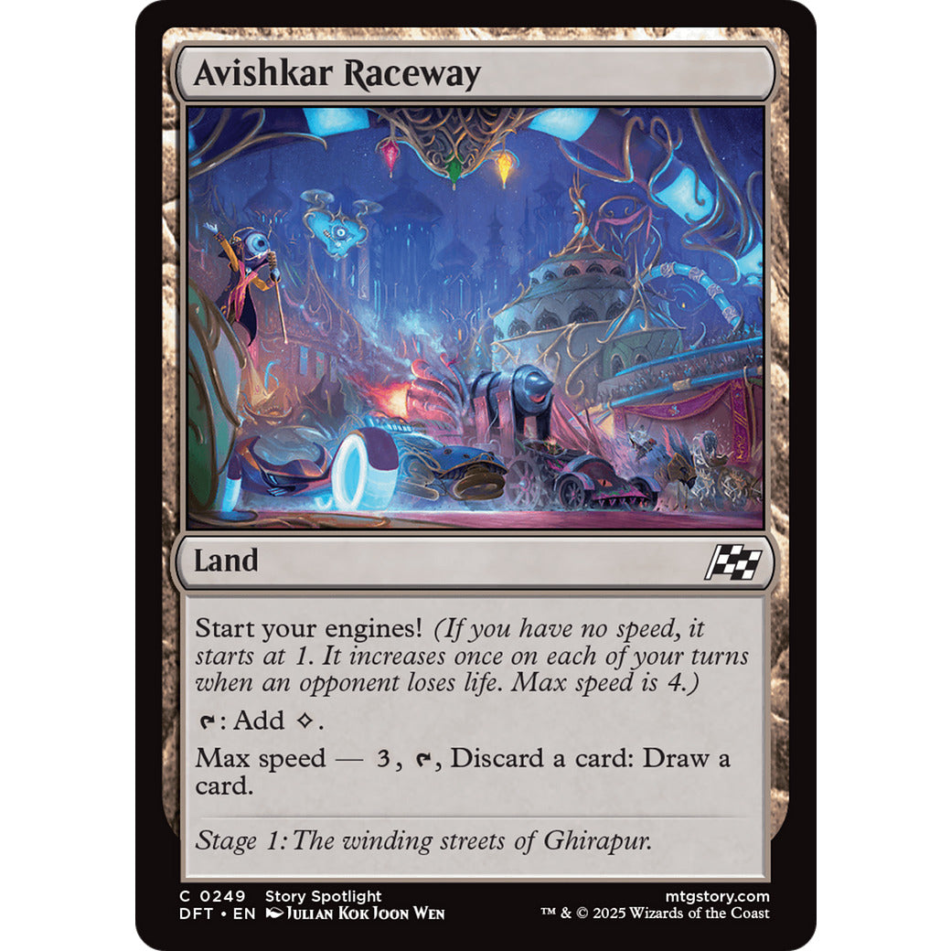 Avishkar Raceway (Aetherdrift) Near Mint Foil