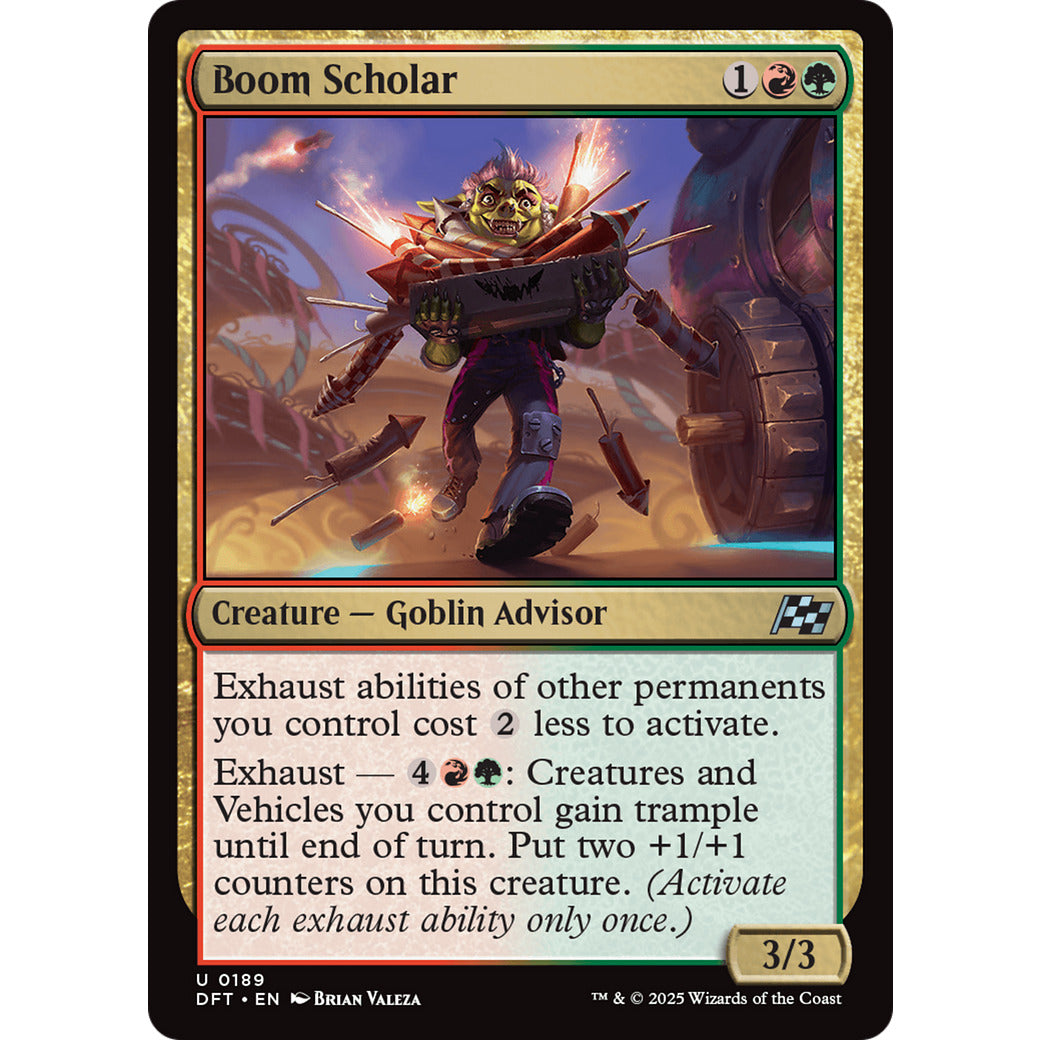 Boom Scholar (Aetherdrift) Near Mint Foil