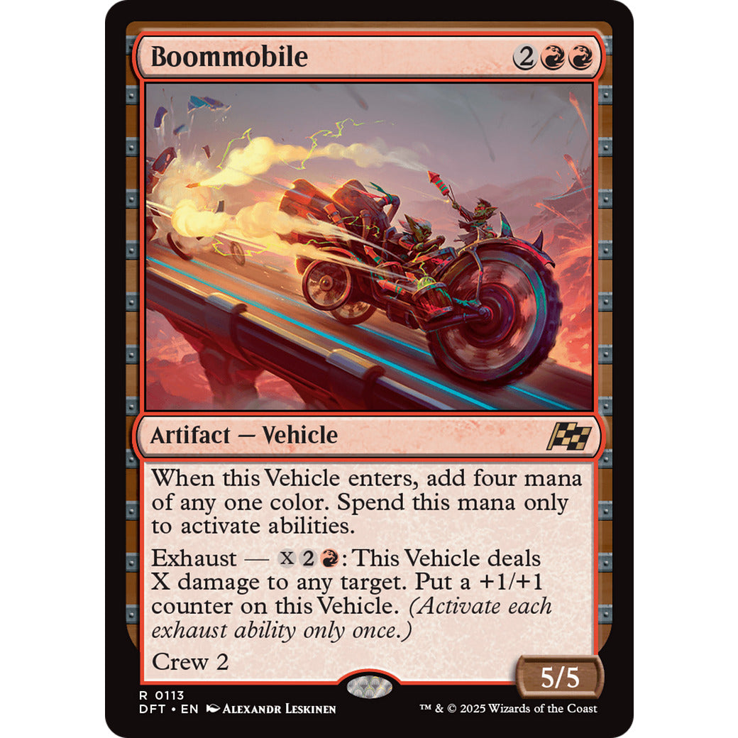 Boommobile (Aetherdrift) Light Play Foil