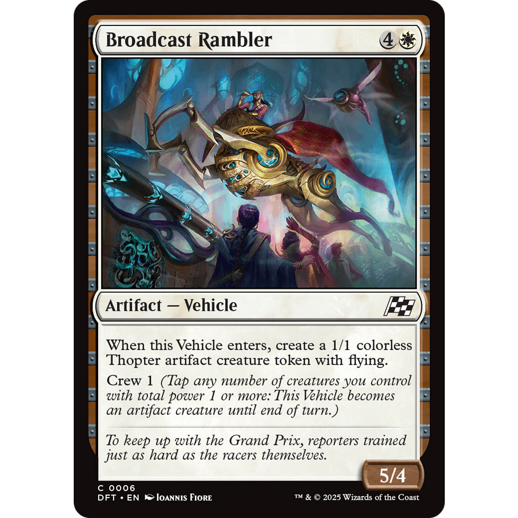 Broadcast Rambler (Aetherdrift) Near Mint Foil