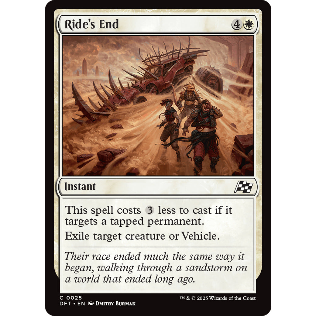 Ride's End (Aetherdrift) Near Mint Foil