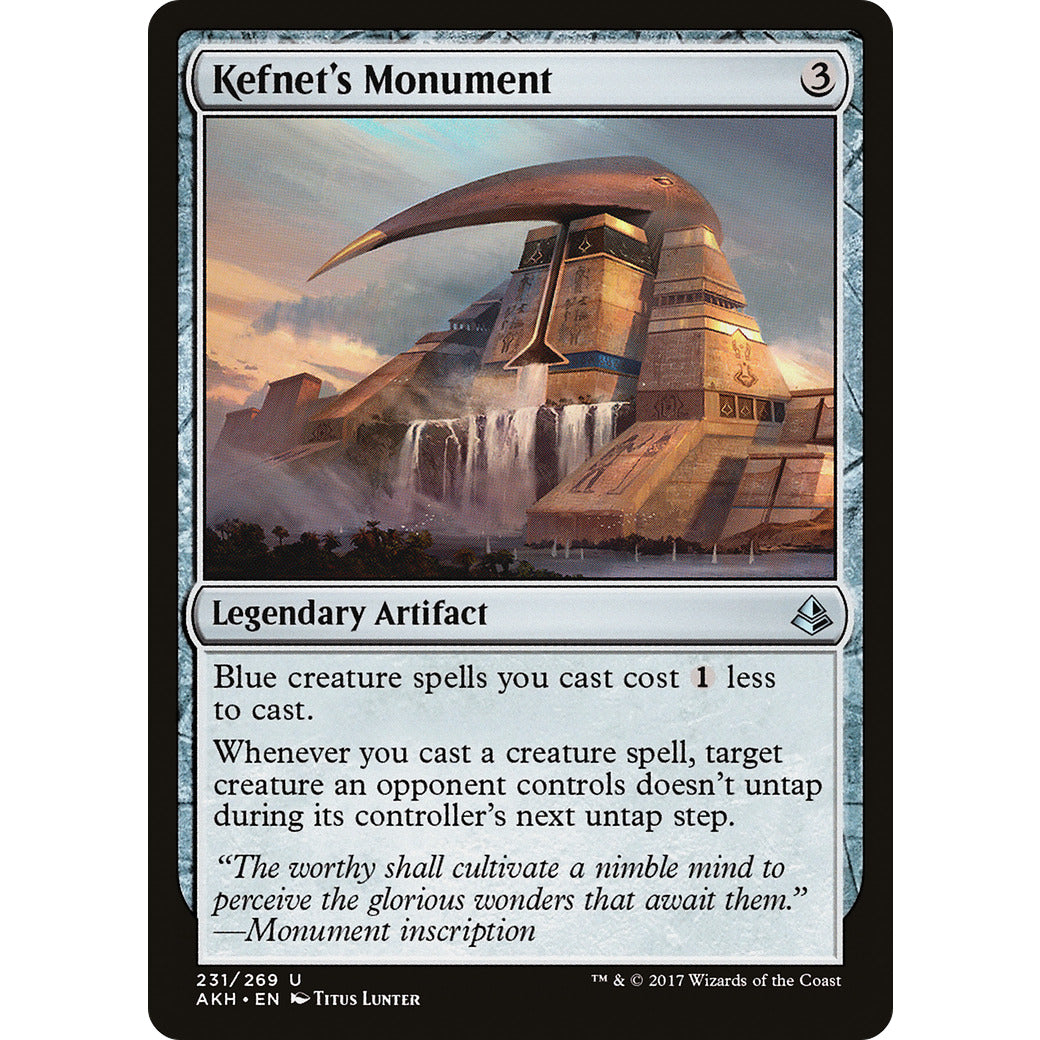 Kefnet's Monument (Amonkhet) Light Play