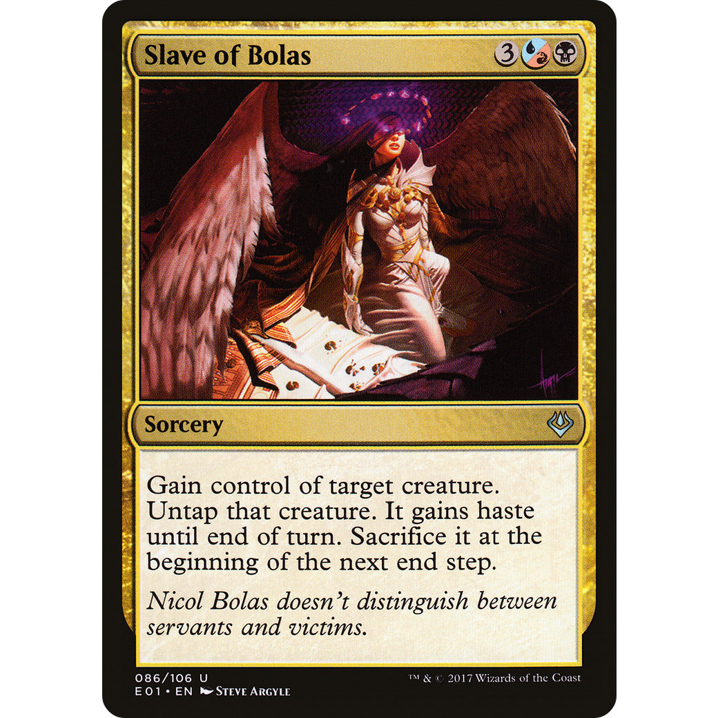 Slave of Bolas (Archenemy: Nicol Bolas) Light Play