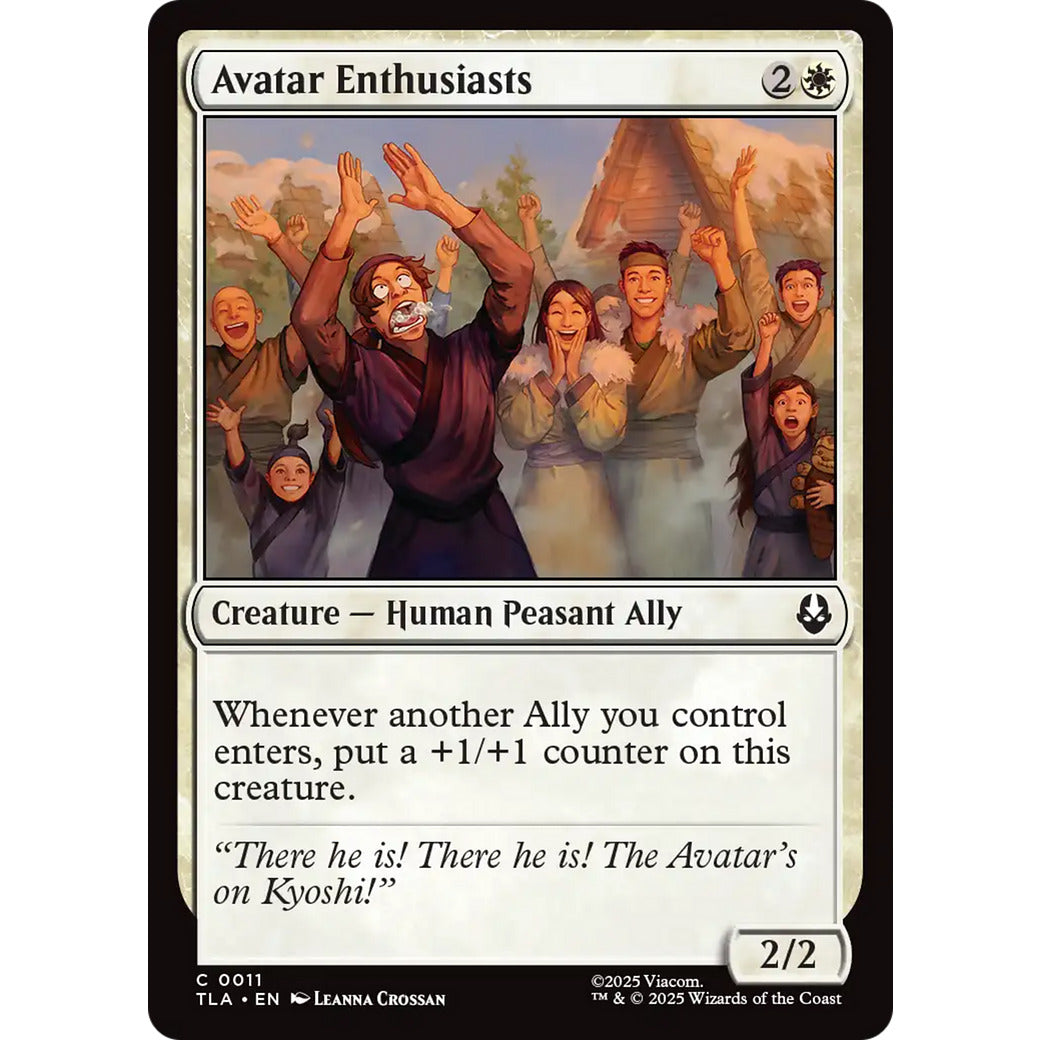 Avatar Enthusiasts (Avatar: The Last Airbender) Near Mint Foil