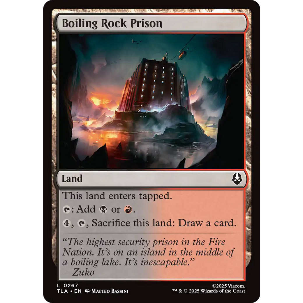 Boiling Rock Prison (Avatar: The Last Airbender) Near Mint Foil
