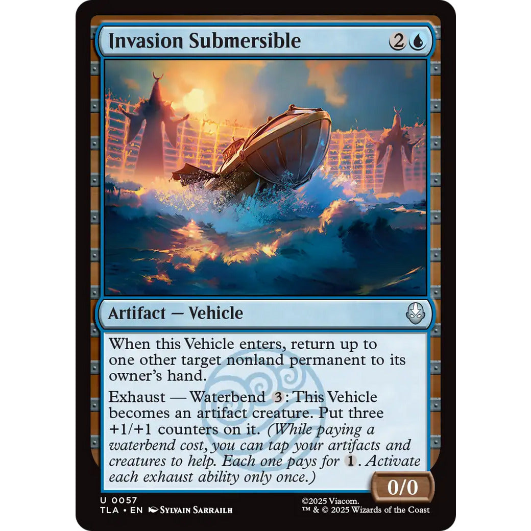 Invasion Submersible (Avatar: The Last Airbender) Near Mint Foil
